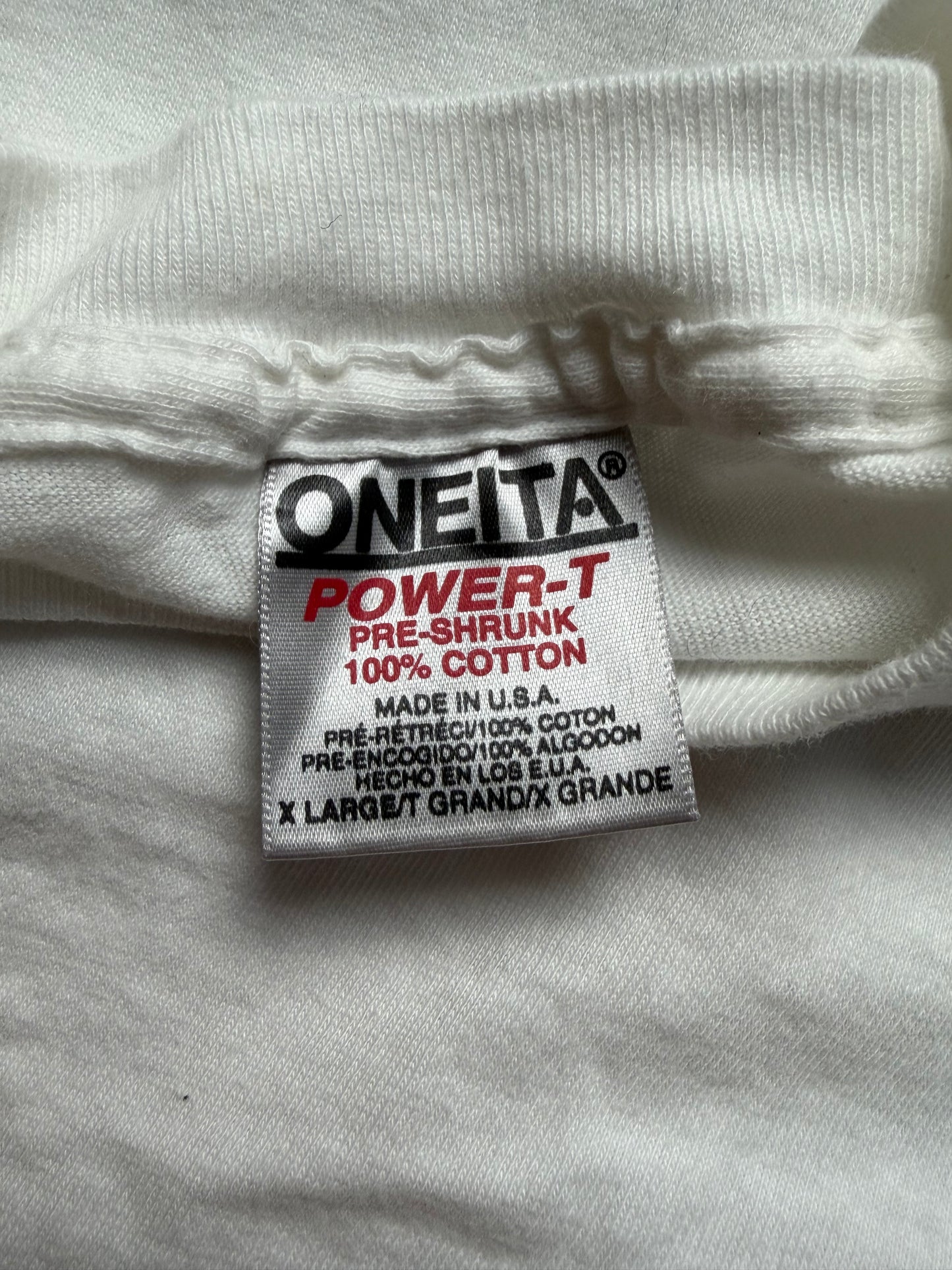 90s Starbucks × Blue Note 'Blue Note Blend' Jazz Tee XL — Oneita Made in USA