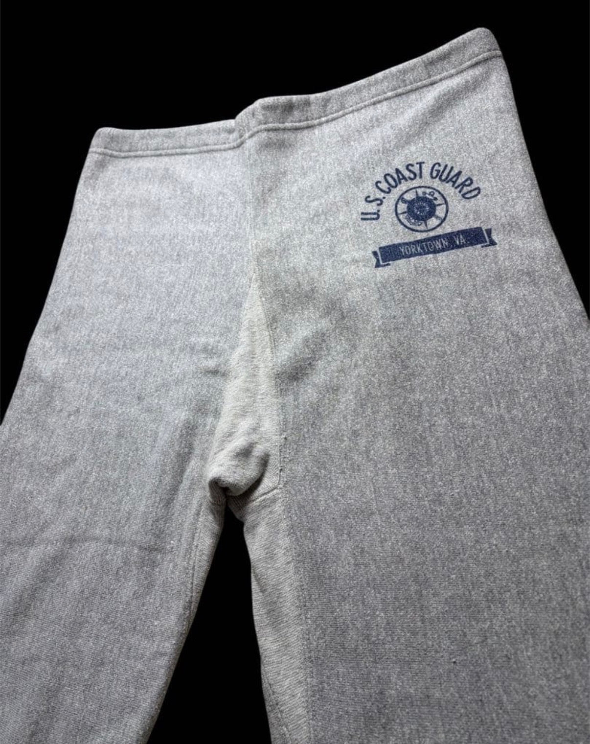 70s champion reverse pants 単色タグ　染み込み　コーストガード　スウェットパンツ