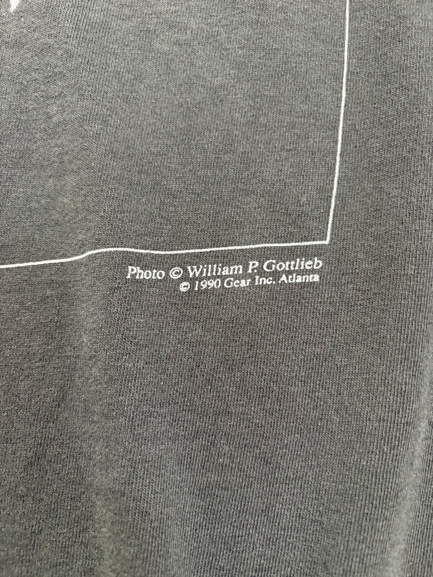90s Thelonious Monk Photo Tee — Gear Inc. 1990 / Fruit of the Loom Made in USA