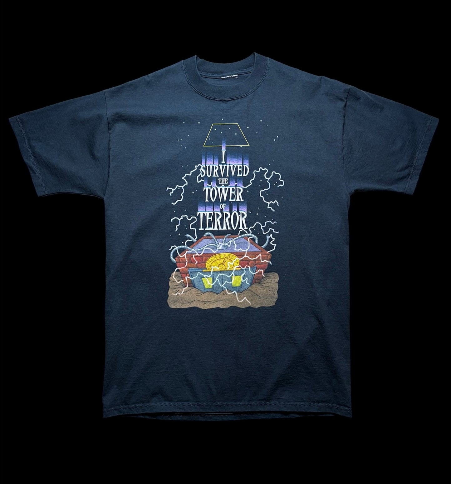 90s Disney official t- shirt tower of terror