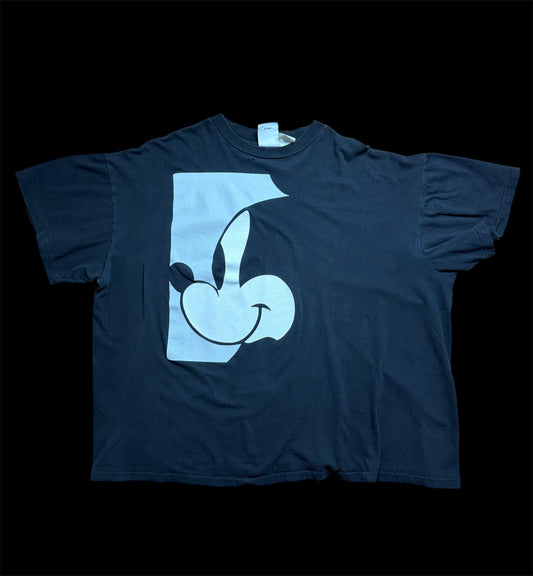 vintage Disney T- shirt ミッキー　横顔　Tシャツ　シングルステッチ