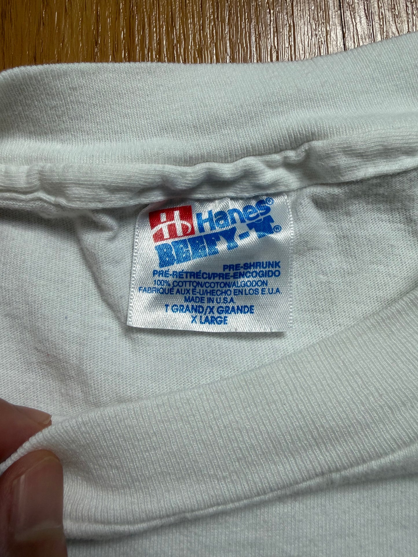 Vintage 90s BOSE Logo T-Shirt — Hanes Beefy-T Made in USA — XL