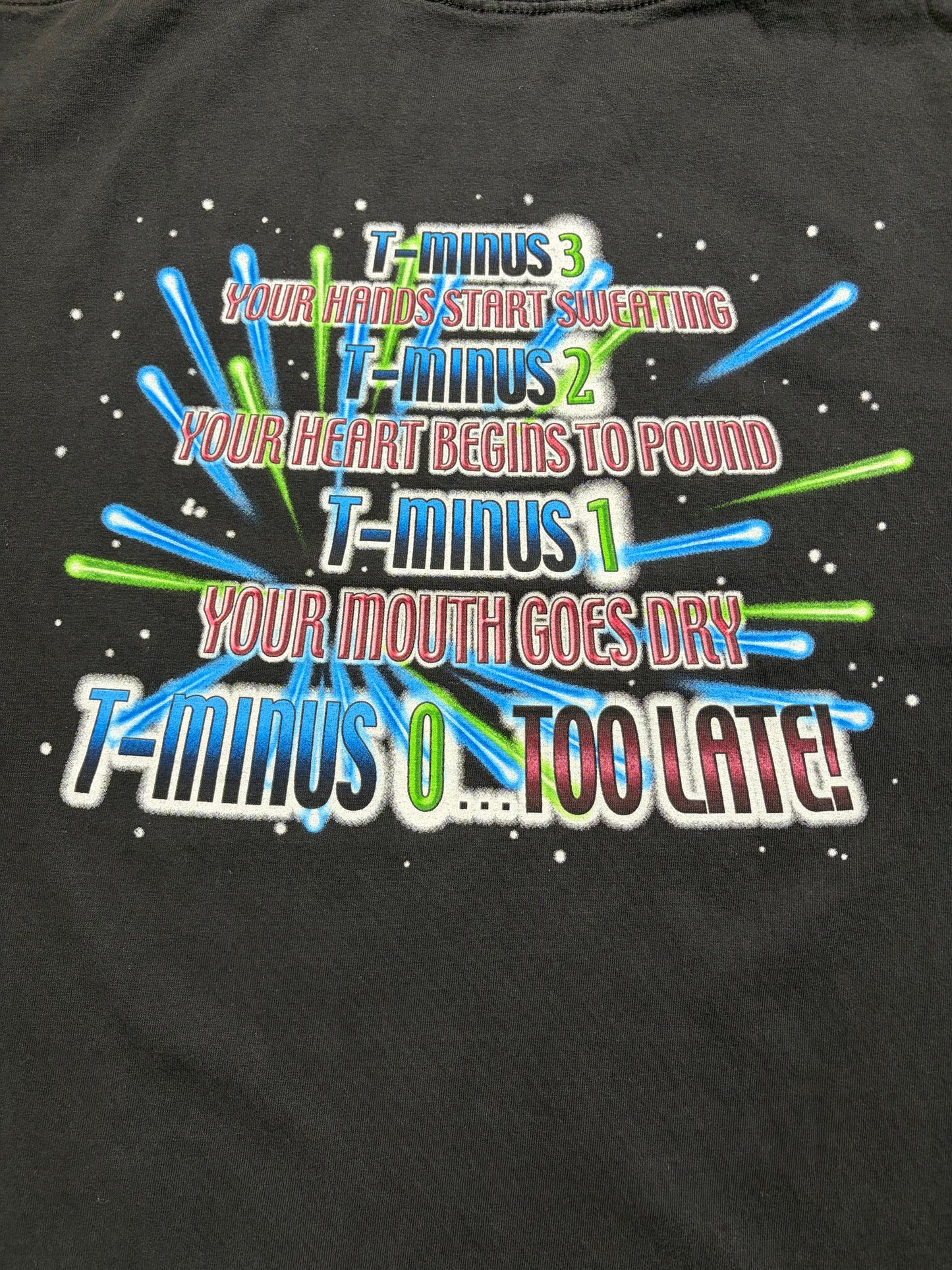 90-00's Disney "SPACE MOUNTAIN" Tee / Double Stitch / L