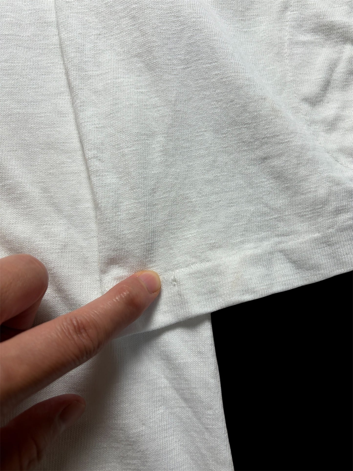 70s Champion Products ‘MONACHE’ Cotton Football Tee L — Made in USA