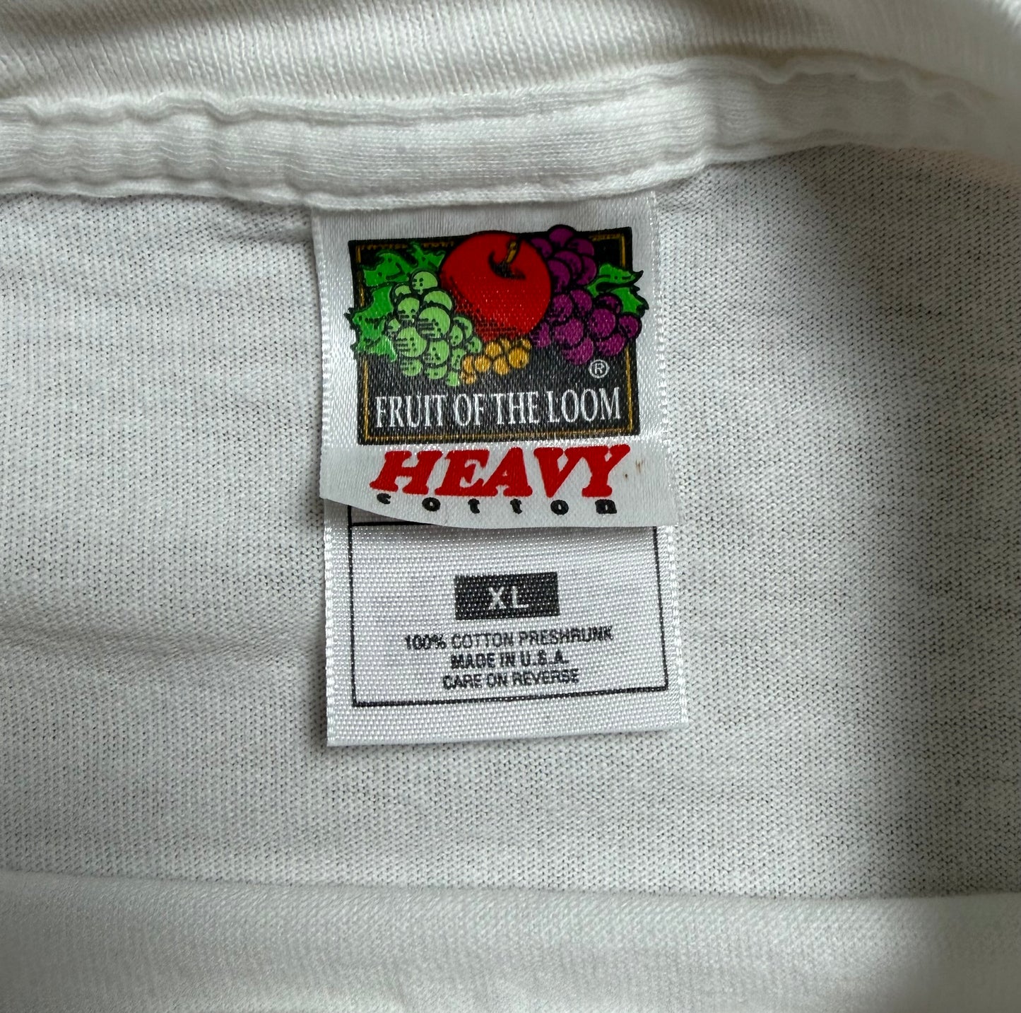 90s “Scramble Campbell” One-Eye Monster Art Tee XL — Fruit of the Loom Heavy Cotton / Single Stitch / Made in USA