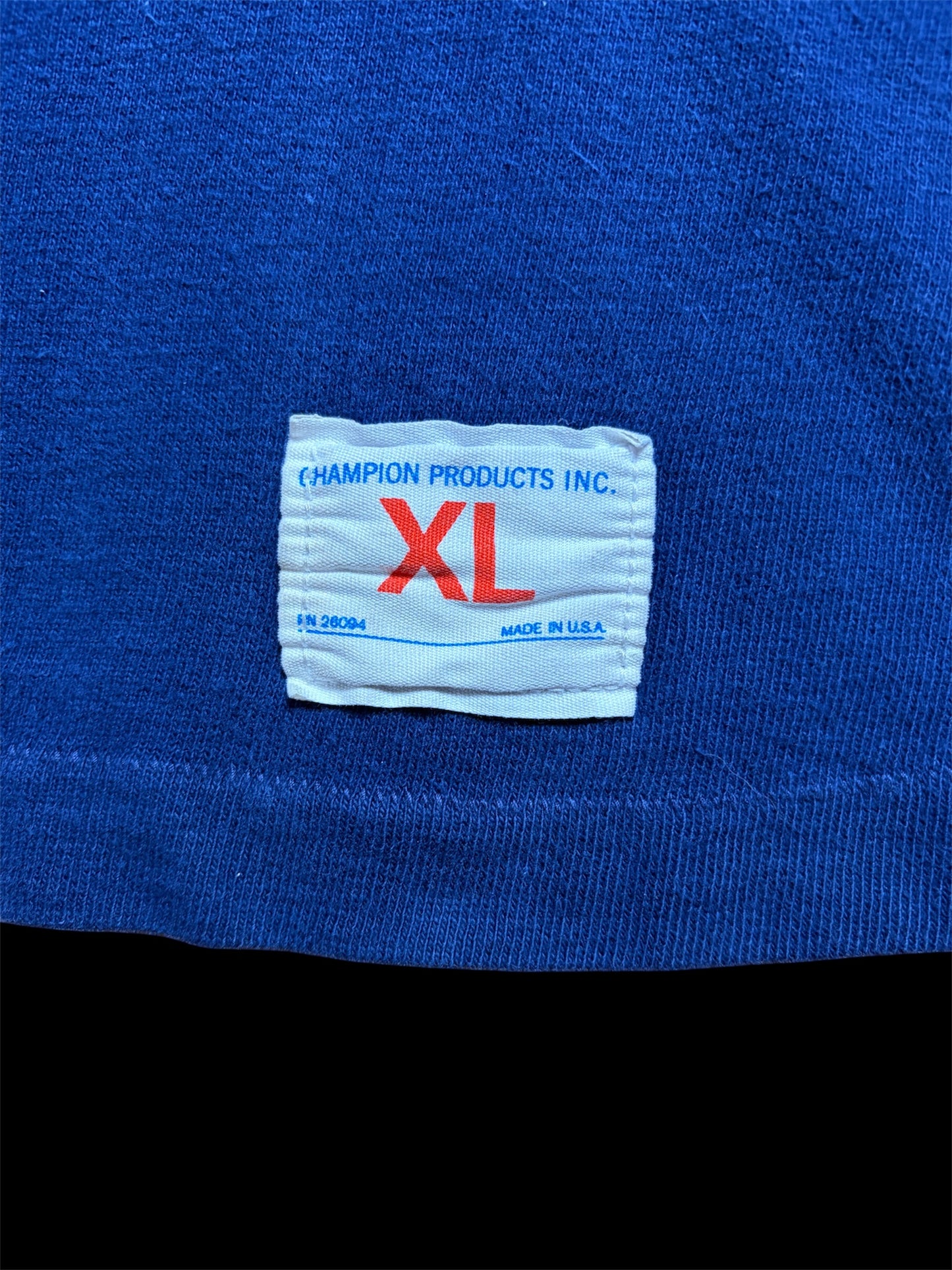 70s Champion Products Inc. “REDSKINS #10” Football Jersey Tee XL — Made in USA
