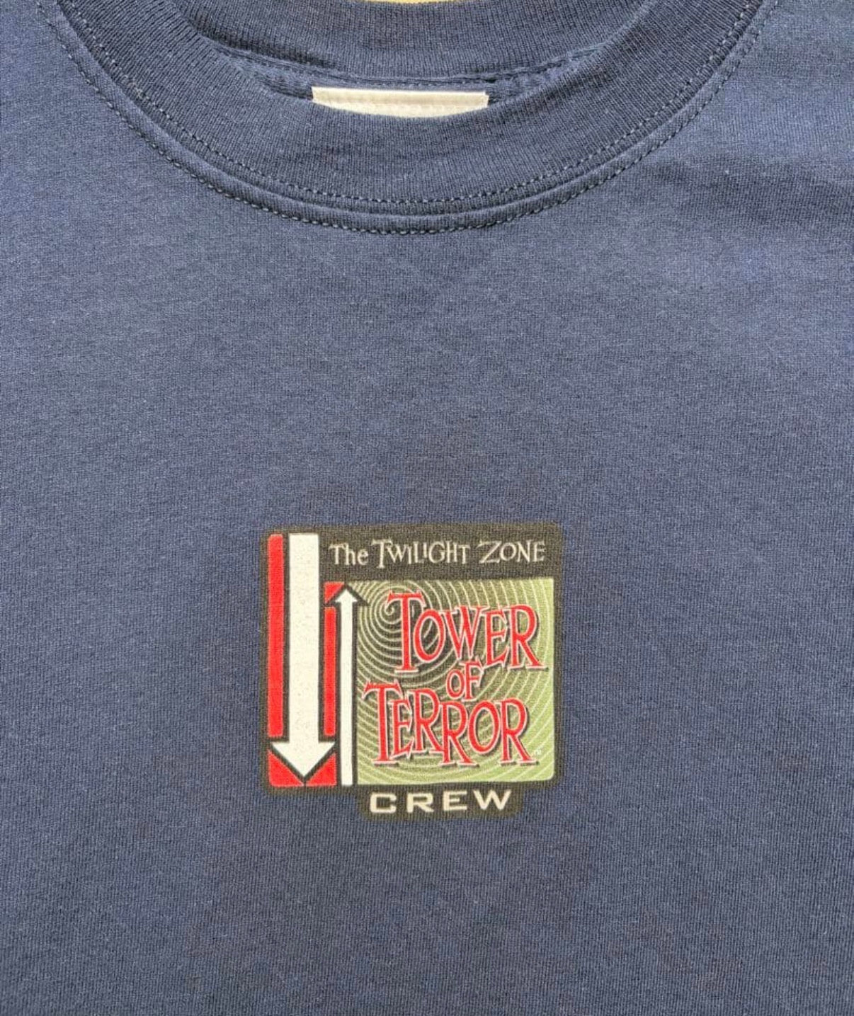 Disney official staff T-shirt tower of terror スタッフTシャツ　希少　L