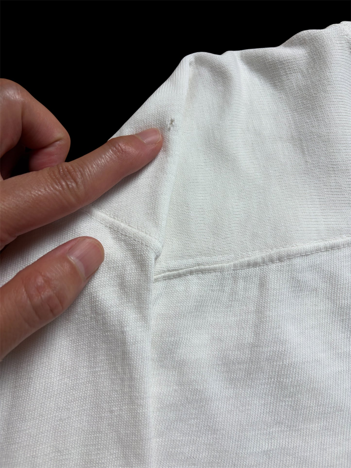 70s Champion Products ‘MONACHE’ Cotton Football Tee L — Made in USA