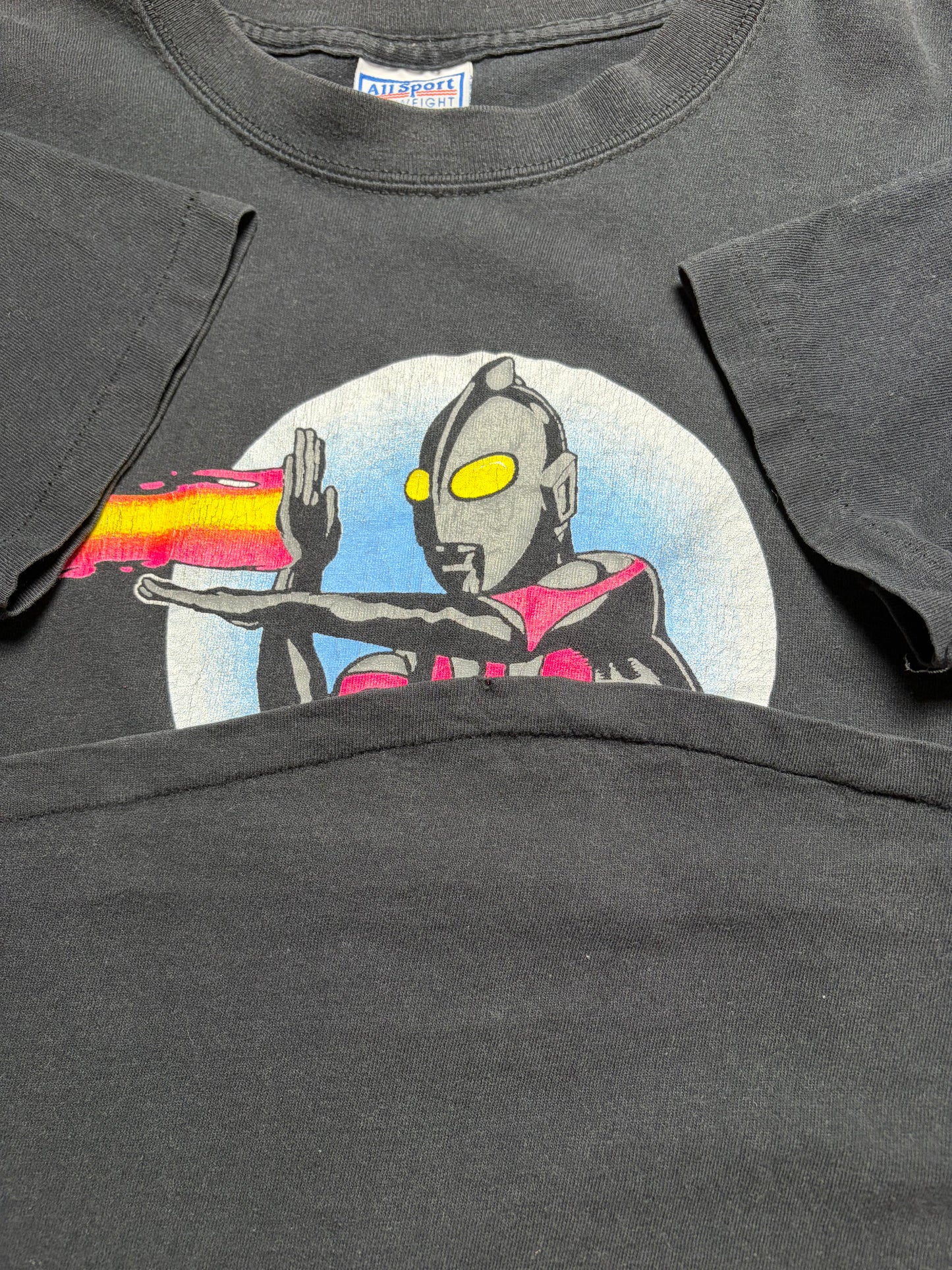 Vintage 1996 Ultraman Ultra Beam T-Shirt / All Sport USA Made