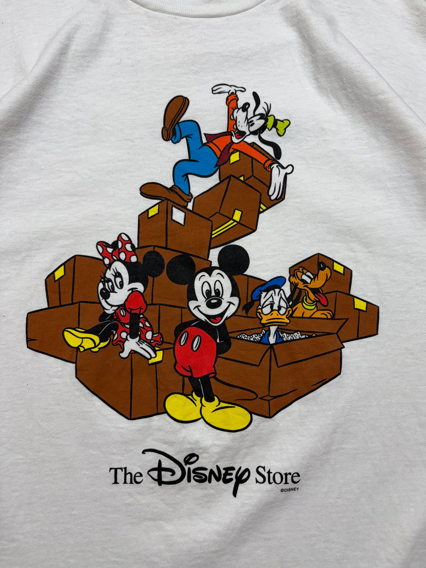90's The Disney Store "Grand Opening Team" Staff Tee / ONEITA POWER-T / Single Stitch / L