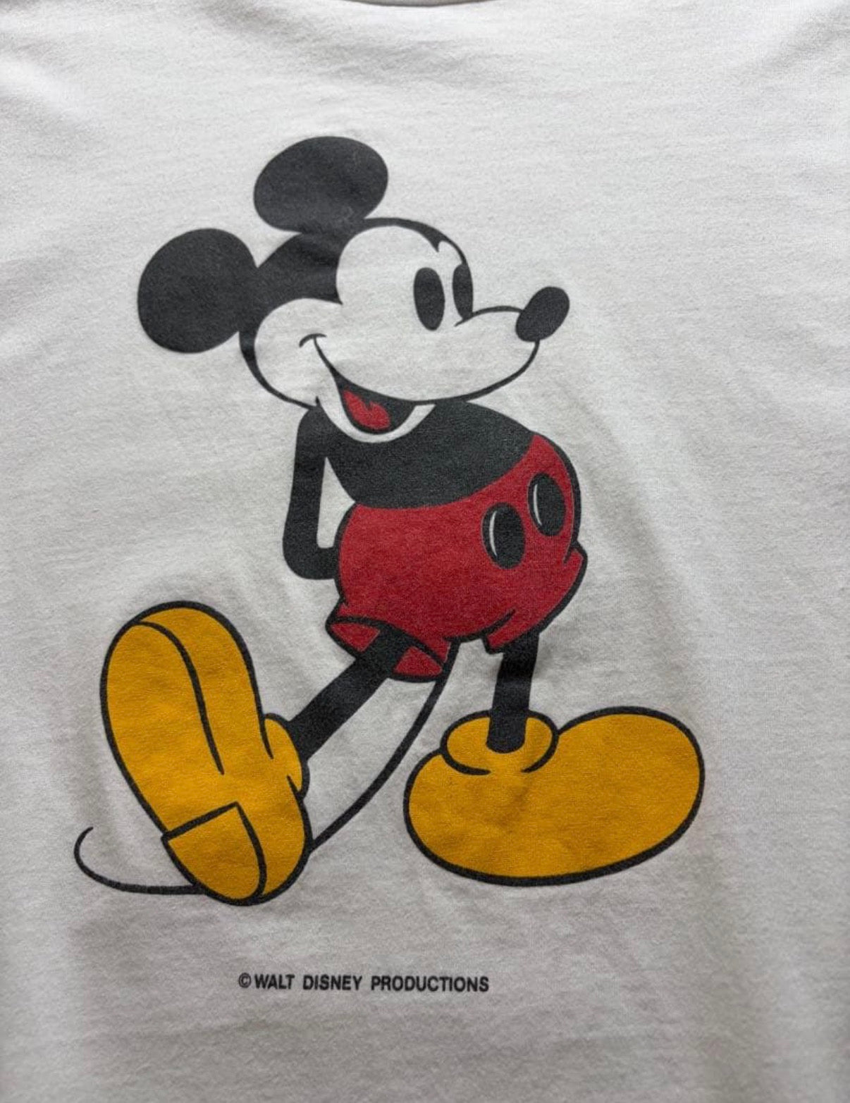 90s Disney official T-shirt ミッキーマウス　L ビンテージ USA製
