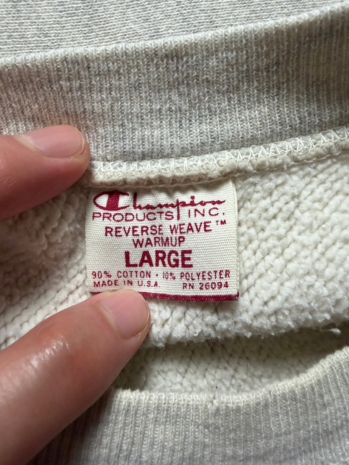 70s champion reverse weave "purple water print" /colorado state /single colar tag