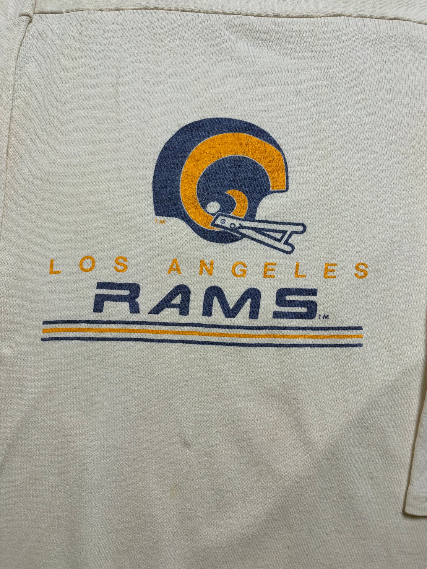 90's Champion Football Tee "LOS ANGELES RAMS" / Print Tag / Made in USA / L