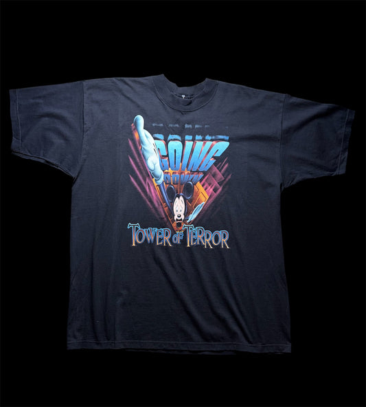 Disney official vintage T-shirt Tower of Terror デッドストック XXL