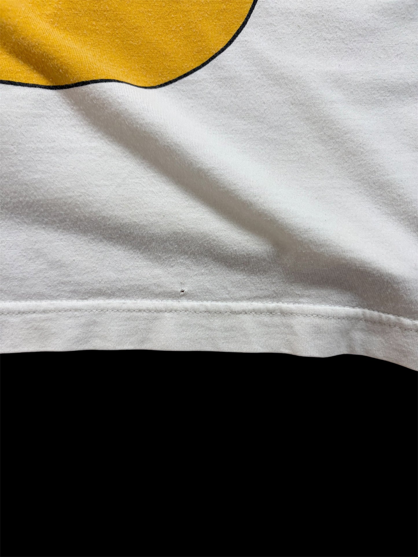 90s Disney Mickey Mouse “Big Print” Double Sided Tee — Ray Summers / White / M