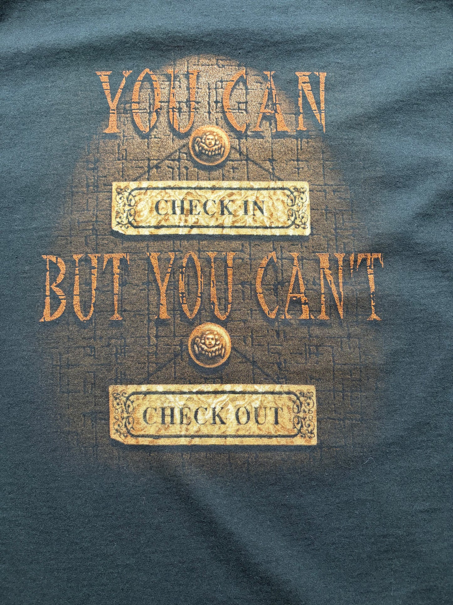“The Twilight Zone Tower of Terror” 90s Disney official vintage T- shirt タワー・オブ・テラー