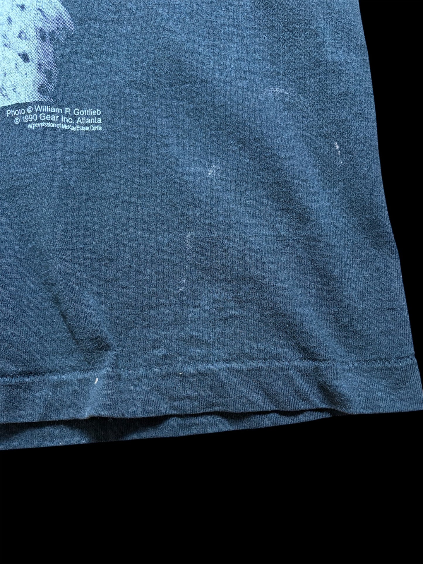 Vintage 90s Billie Holiday Photo T-Shirt — Gear Inc. Made in USA — L