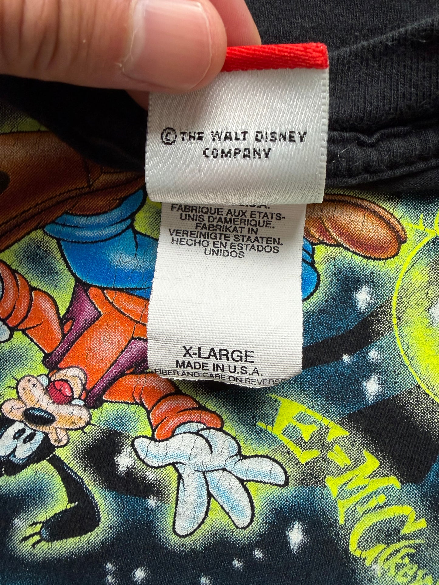 “The Twilight Zone Tower of Terror”90s T-shirt XL USA製　蓄光プリント　ディズニー