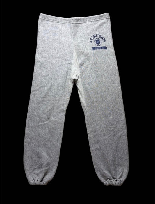 70s champion reverse pants 単色タグ　染み込み　コーストガード　スウェットパンツ