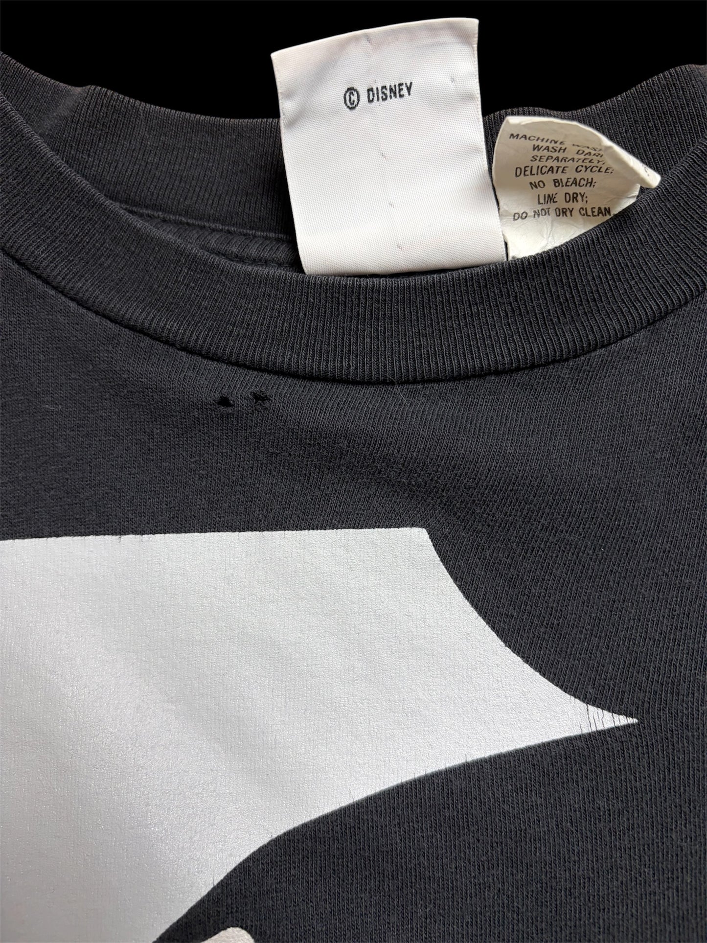vintage Disney T- shirt ミッキー　横顔　Tシャツ　シングルステッチ