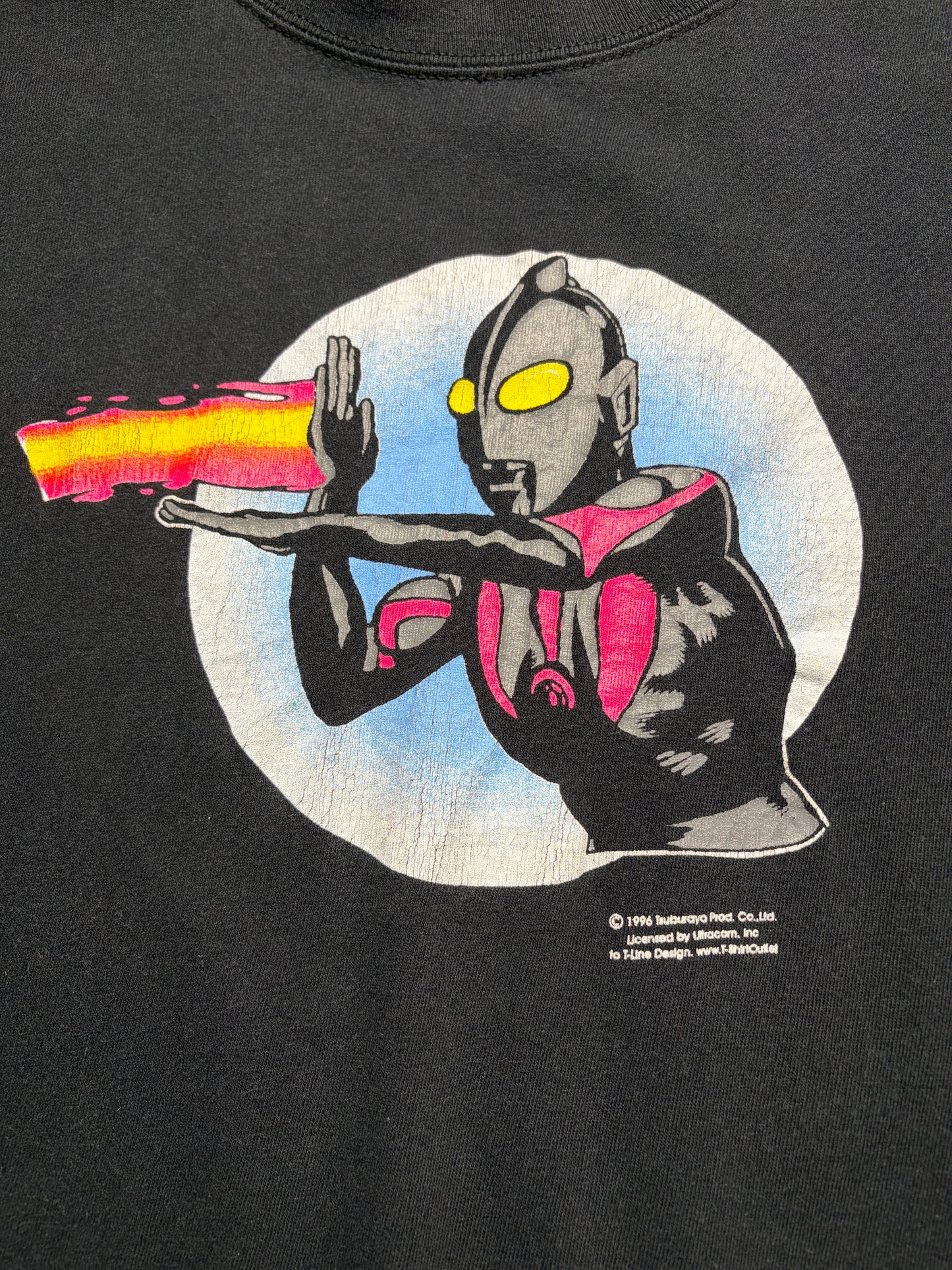Vintage 1996 Ultraman Ultra Beam T-Shirt / All Sport USA Made