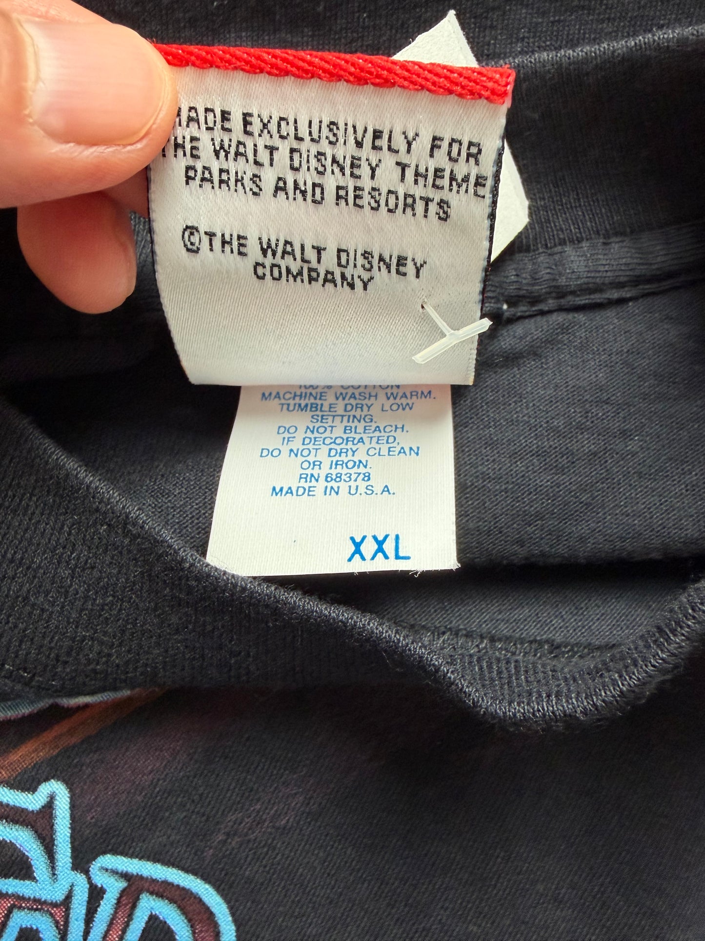 Disney official vintage T-shirt Tower of Terror デッドストック XXL