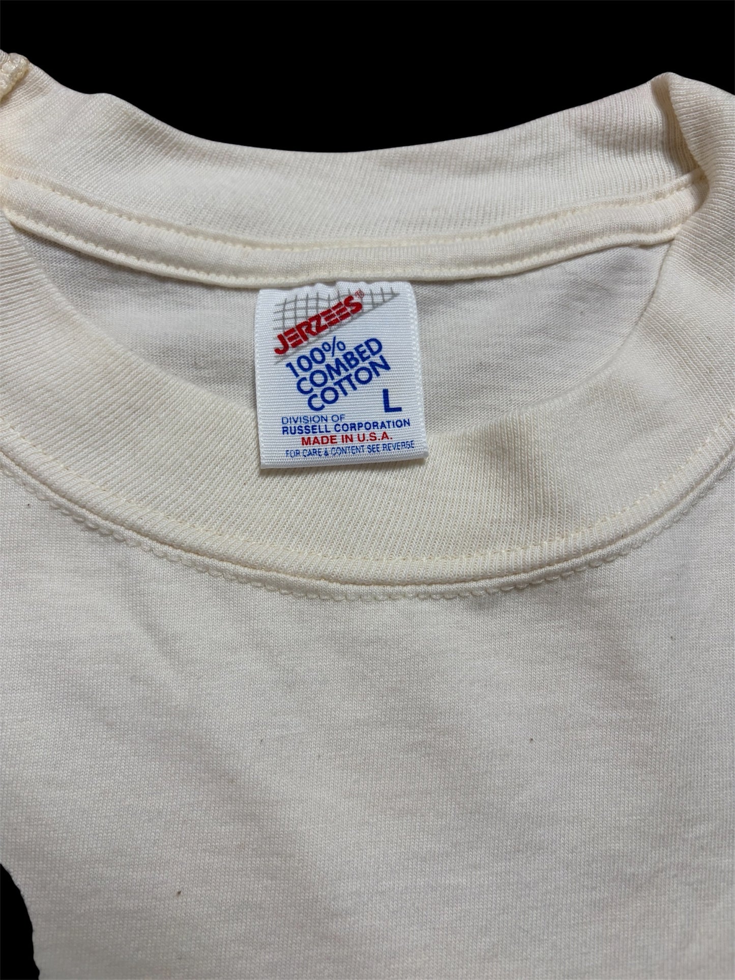 Vintage 90s Salvador Dali “Not Mad” Quote Art T-Shirt — Jerzees Made in USA — L