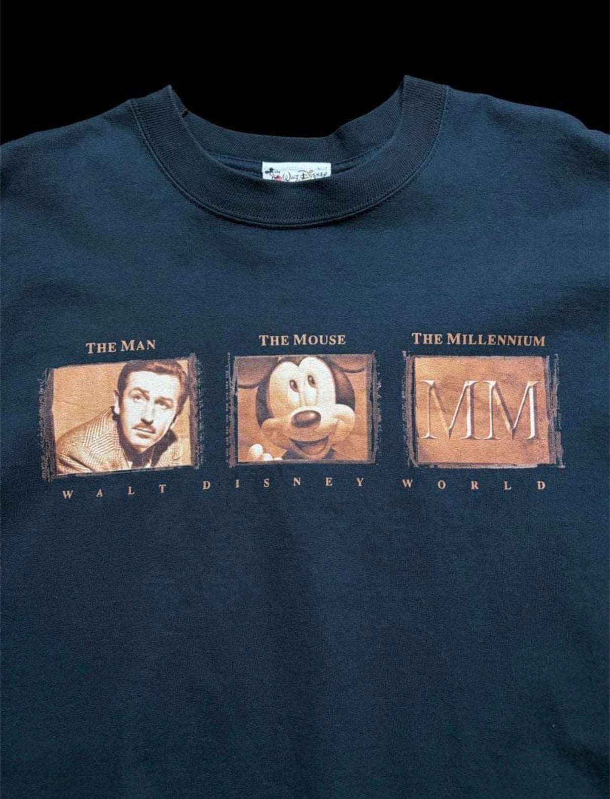 Disney official T-shirt ウォルトディズニー　フォト　ミッキー　Tシャツ　ビンテージ