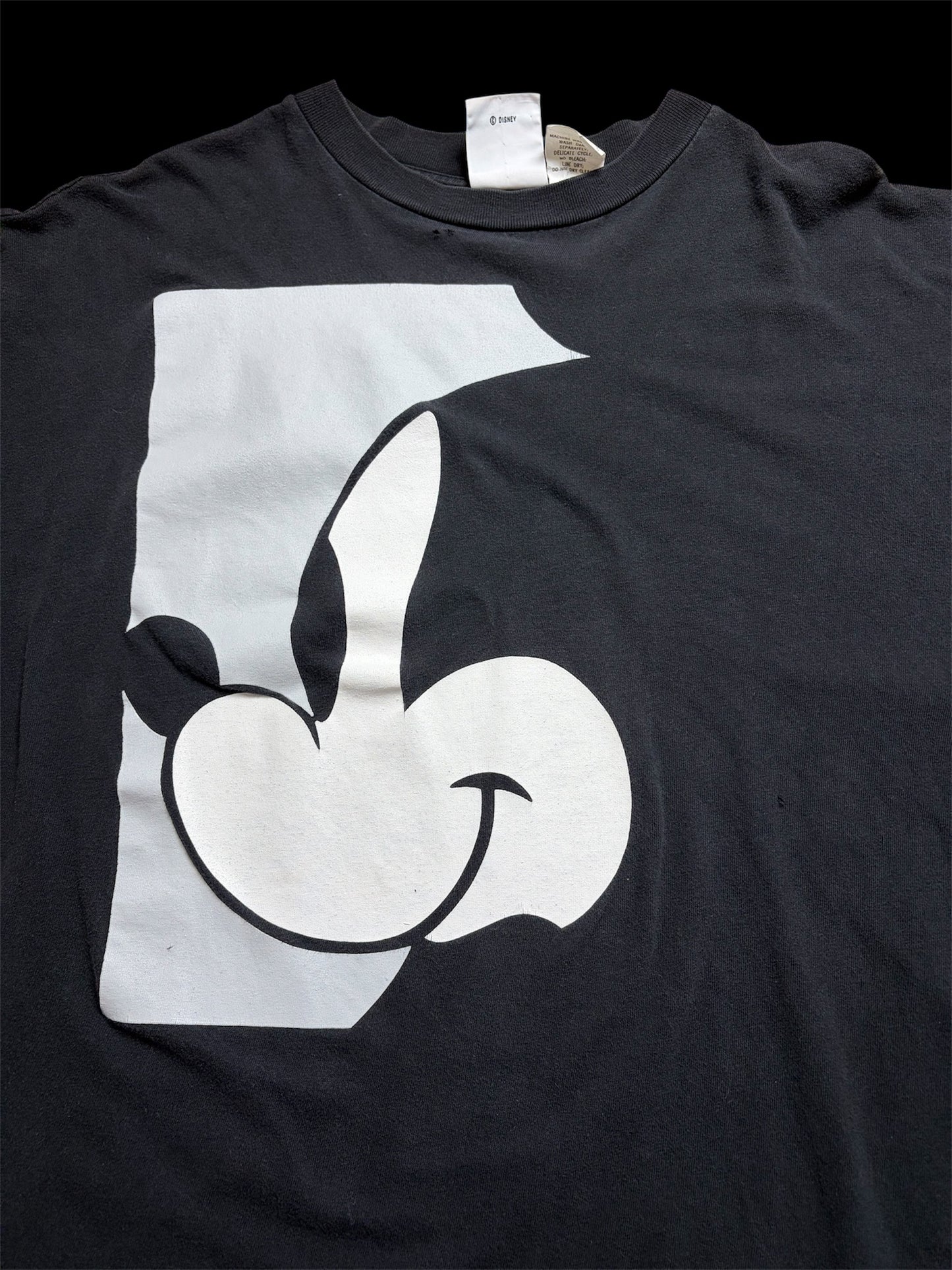 vintage Disney T- shirt ミッキー　横顔　Tシャツ　シングルステッチ