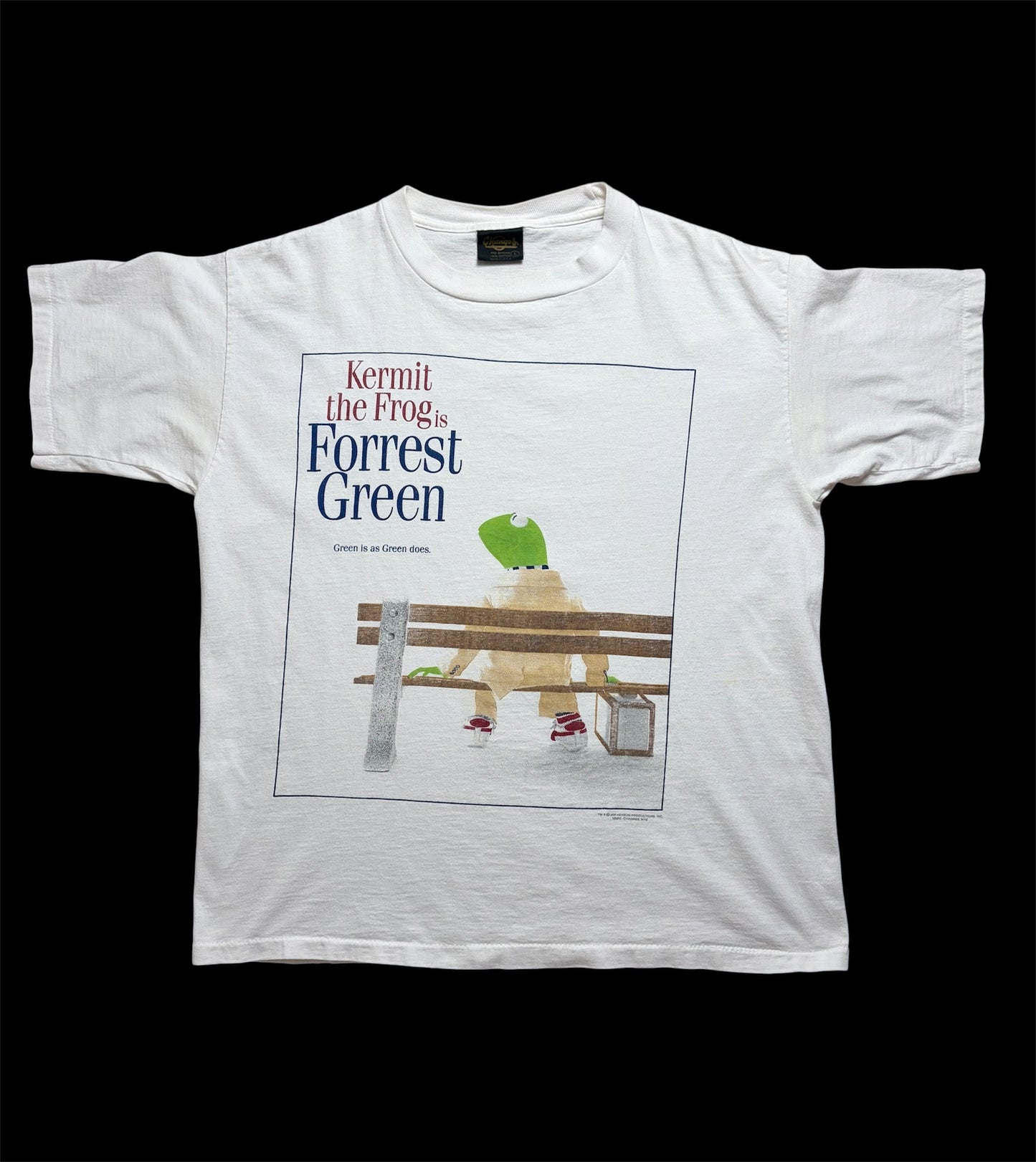 90s Kermit the Frog “Forrest Green” パロディ Tシャツ
