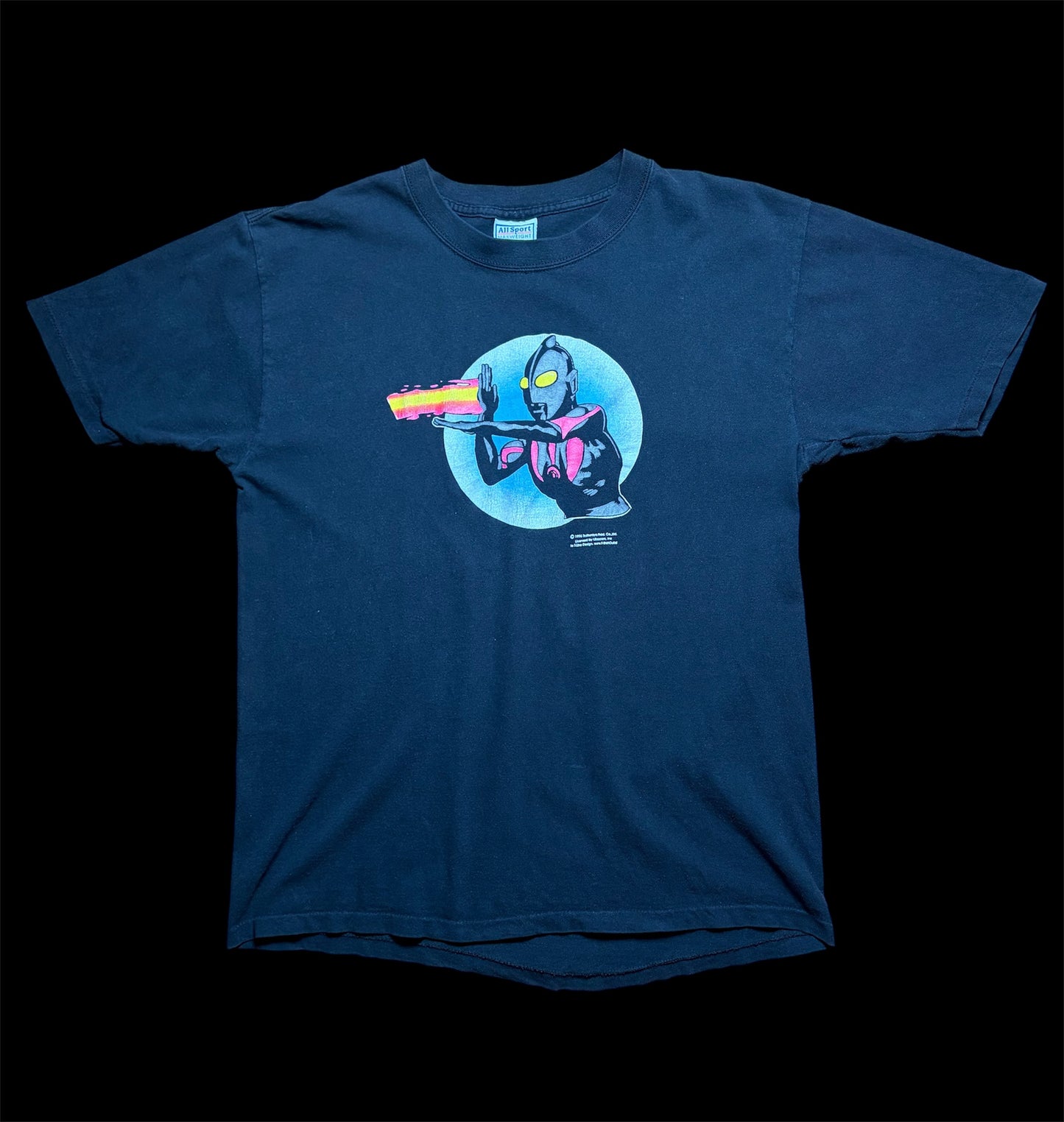 Vintage 1996 Ultraman Ultra Beam T-Shirt / All Sport USA Made