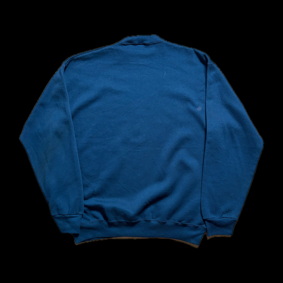 90s Apple Rainbow Logo Sweatshirt L —Black / Tultex Body Vintage